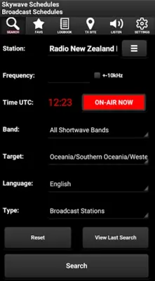 Skywave Schedules android App screenshot 7